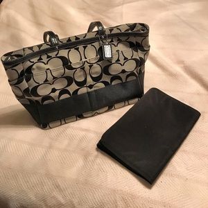 Coach Signature Diaper Baby Bag
