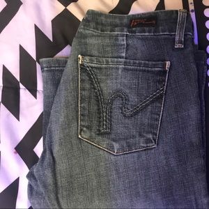 Citizens of Humanity denim trouser fit size 29