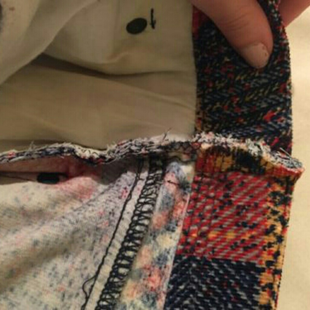 Free People Patchwork Flare Corduroy Jeans - Picture 4 of 5