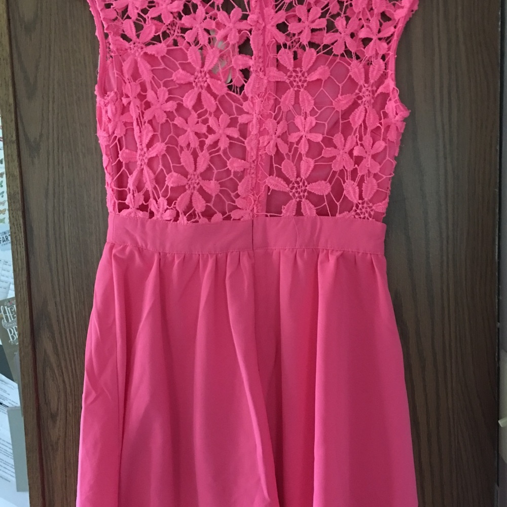 Pink Lace Dress