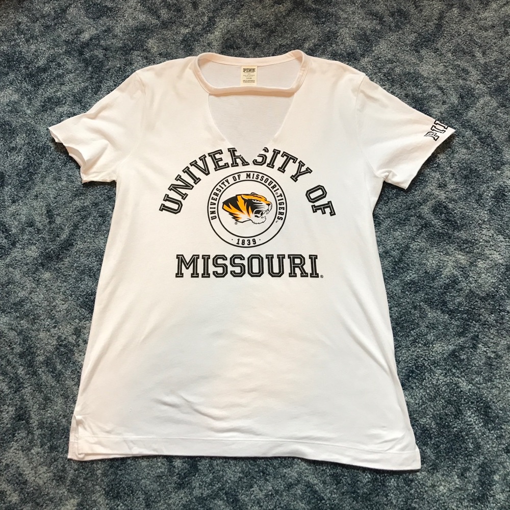 PINK Victoria's Secret University of Missouri Tee