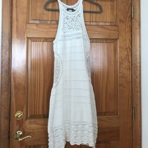 Venus sweater and lace dress