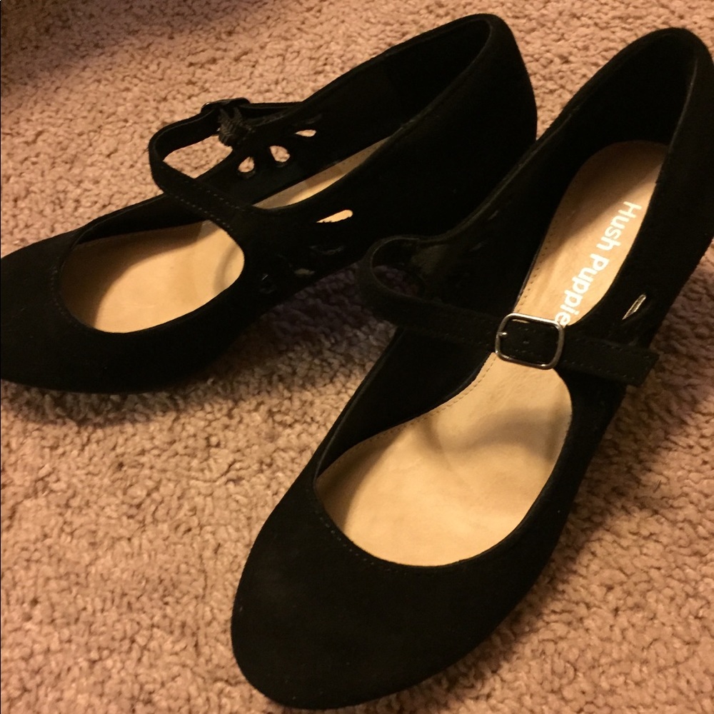Hush Puppy Suede Heals