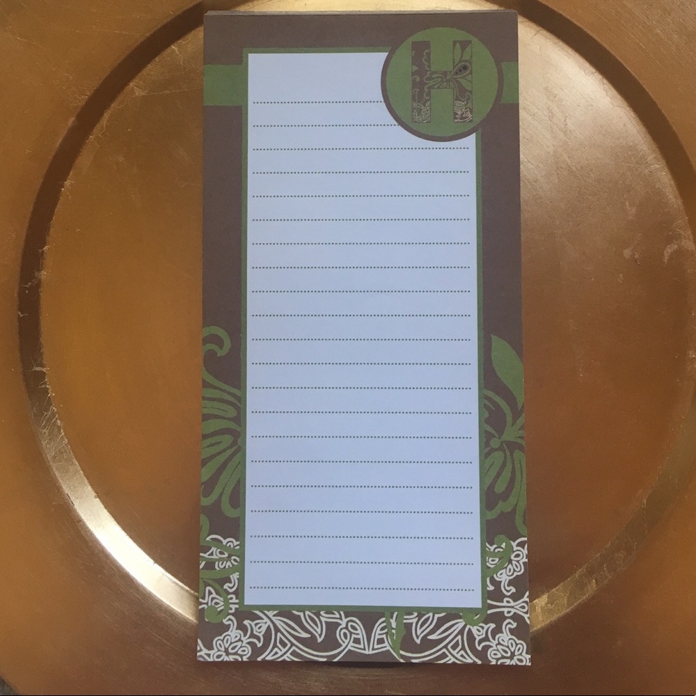 NEW H Notepad