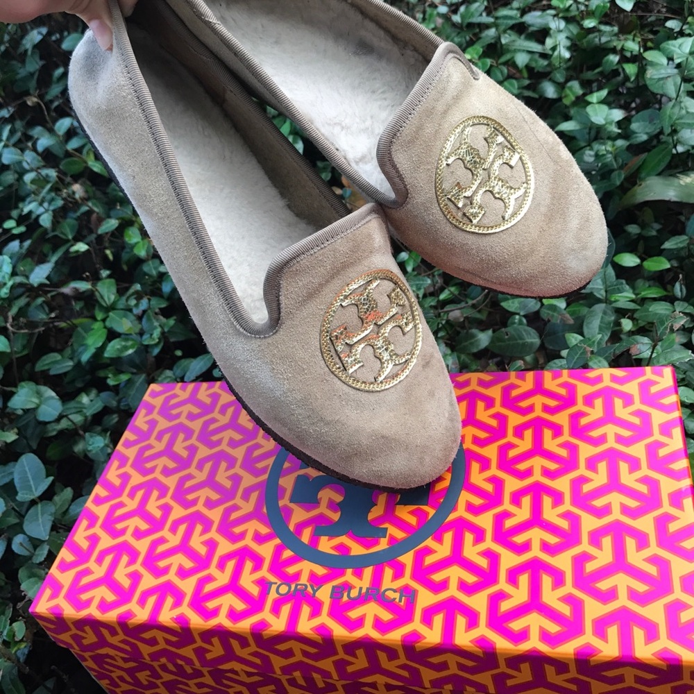 Tory Burch Billy Slipper Camel/Gold