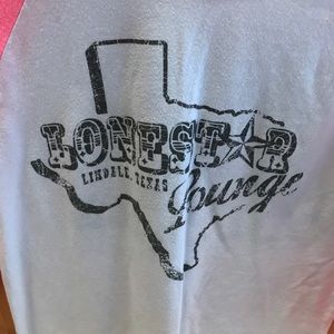 Junk Gypsy Lonestar Lounge baseball tee Junk Gypsy Lonestar Lounge baseball tee