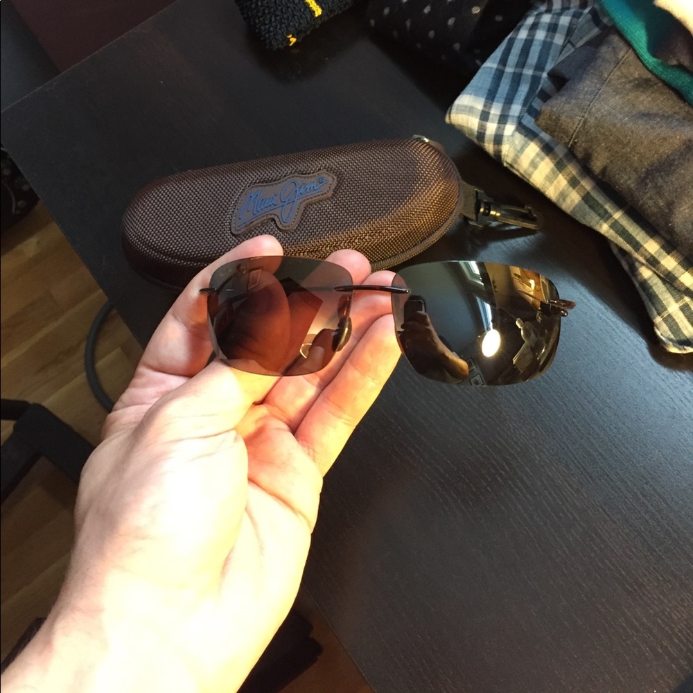 Maui Jim men's sunglasses in brown