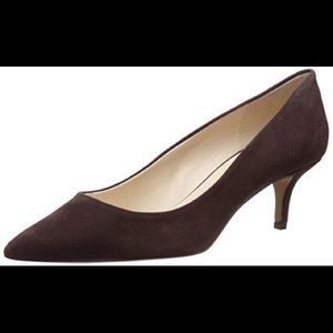 Brand New Brown Suede Kitten Heels