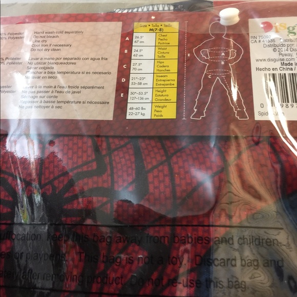 The Amazing Spider-man 2 Child Boys Costume - Picture 6 of 7