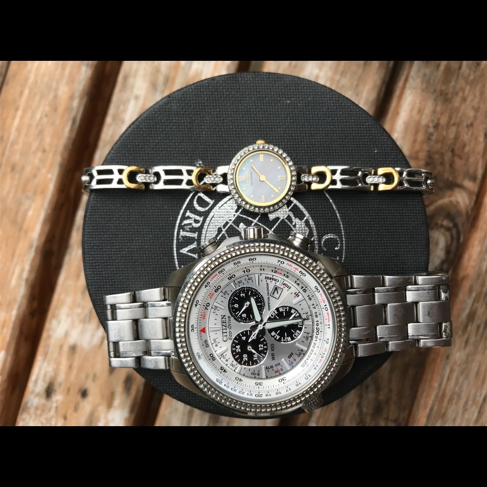 His and hers citizen eco drive watches
