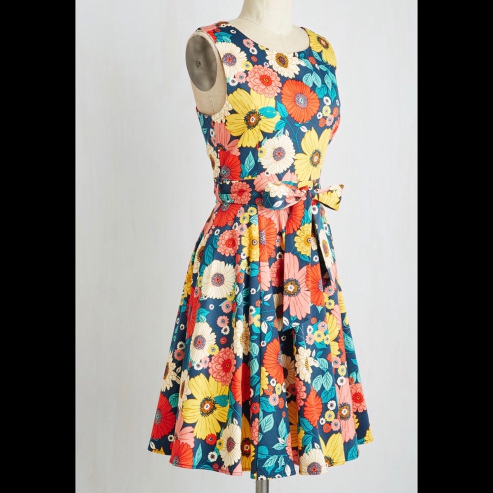 Modcloth vintage inspired floral dress! Size 4x
