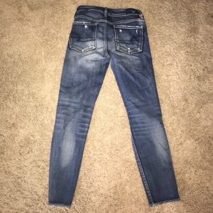American Eagle super stretch ripped jeans