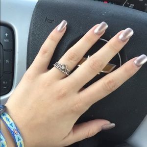 Silver Pandora Princess Ring