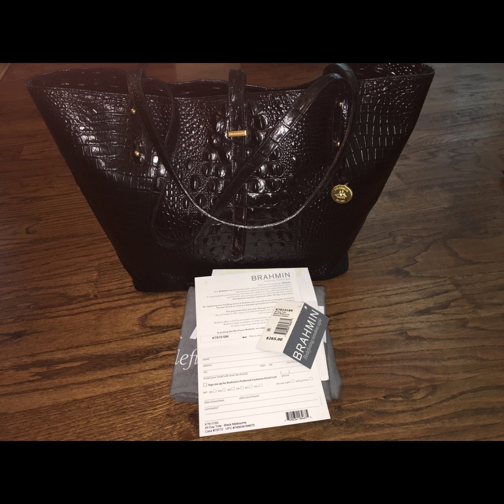 Just reduced! Brahmin All Day Tote - Picture 1 of 6