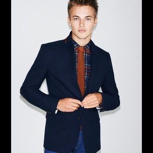 Zara Basic Navy Blazer