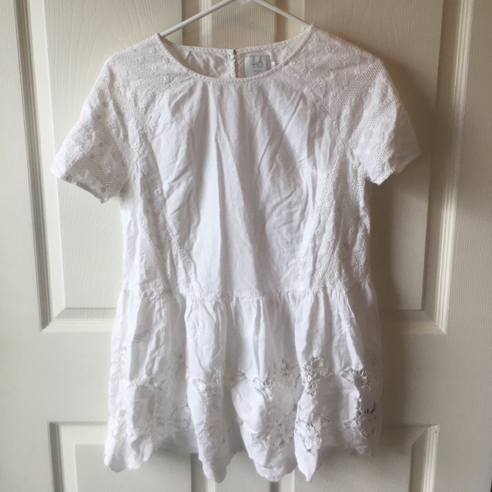 Anthropologie White top