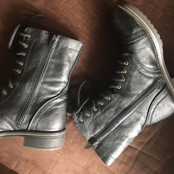 American Eagle Outfitters Shoes - Black Combat Boots