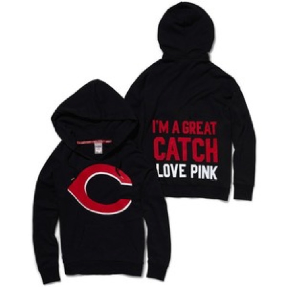 Pink Cincinnati Reds hoodie
