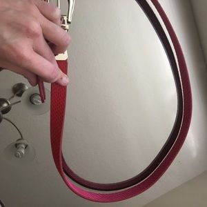 Red/pink Reversible WHBM belt size M