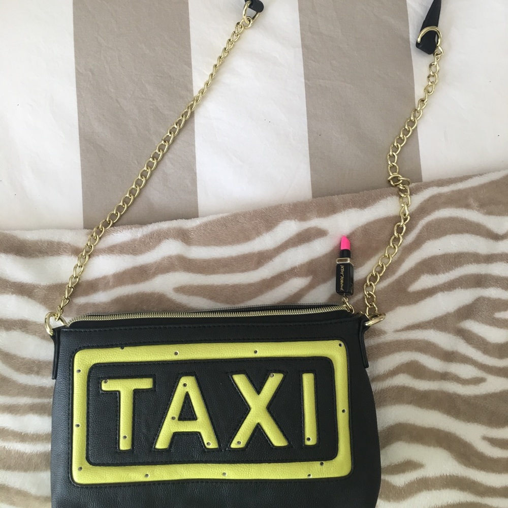 NWOT Betsey Johnson TAXI crossbody