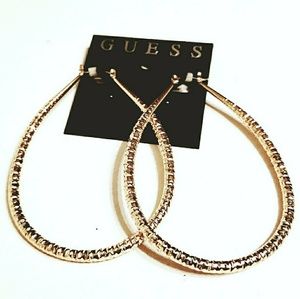 Guess Gold Hoop Earrings