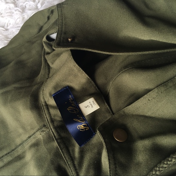 Embroidered Military Drape Jacket - Picture 4 of 7