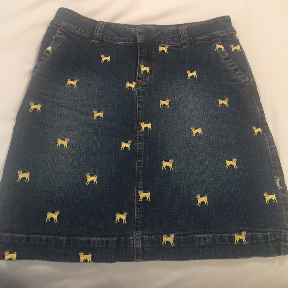 Lilly Pulitzer denim skirt size 6