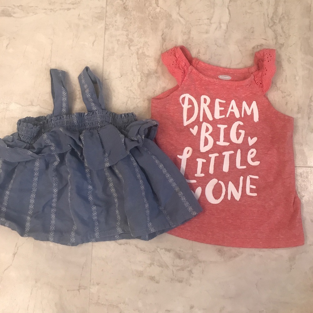 Baby girls Old Navy 6-12 month shirt bundle