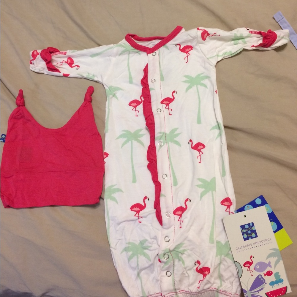 Flamingo Collection babygirl sleeper NWT
