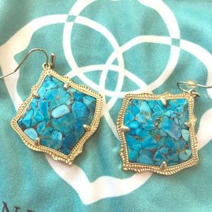 Turquoise Kendra Scott Kirsten Earrings