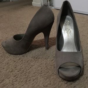 Jessica simpson heels! Suede!