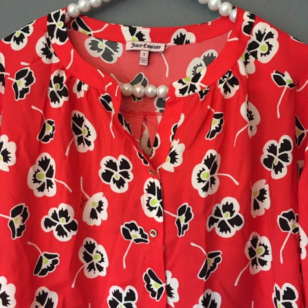 Adorable Juicy Couture Blouse - Picture 2 of 3
