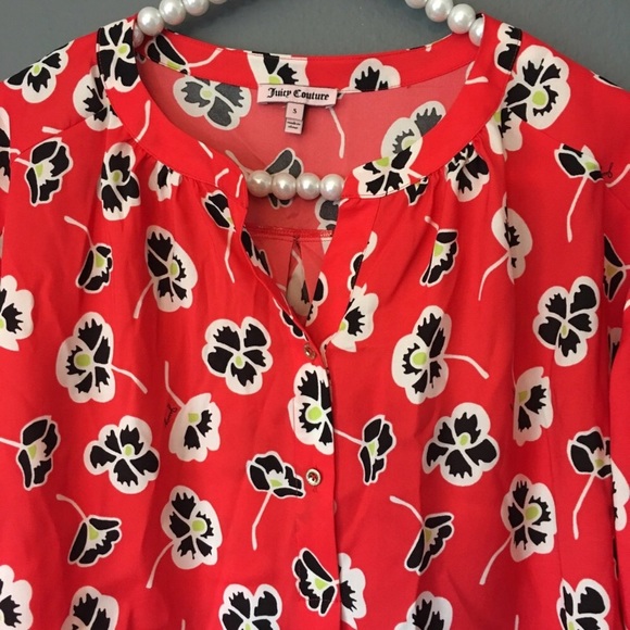 Adorable Juicy Couture Blouse - Picture 2 of 3