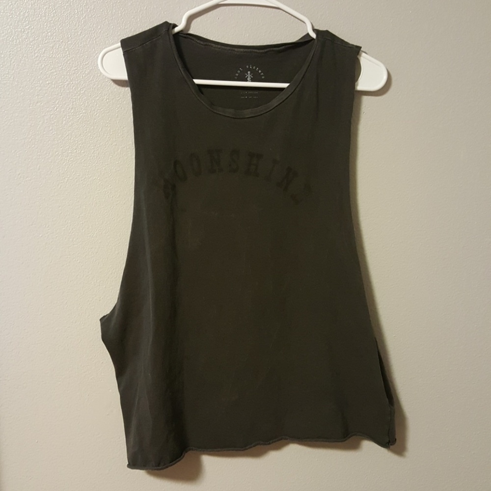 Cut off knot sister shirt