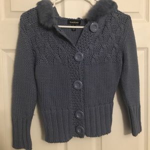 Bebe button up sweater