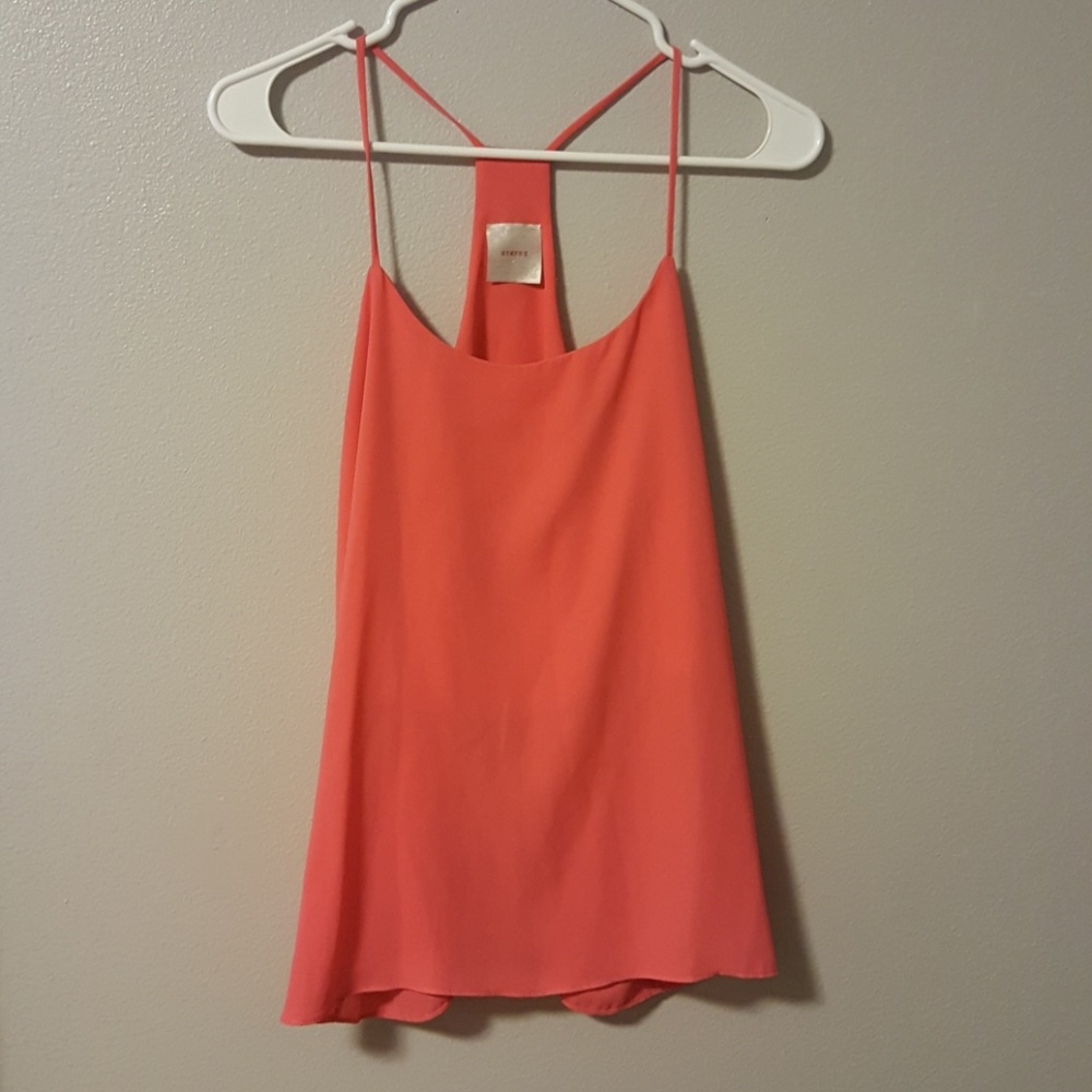 Flowy pink tank