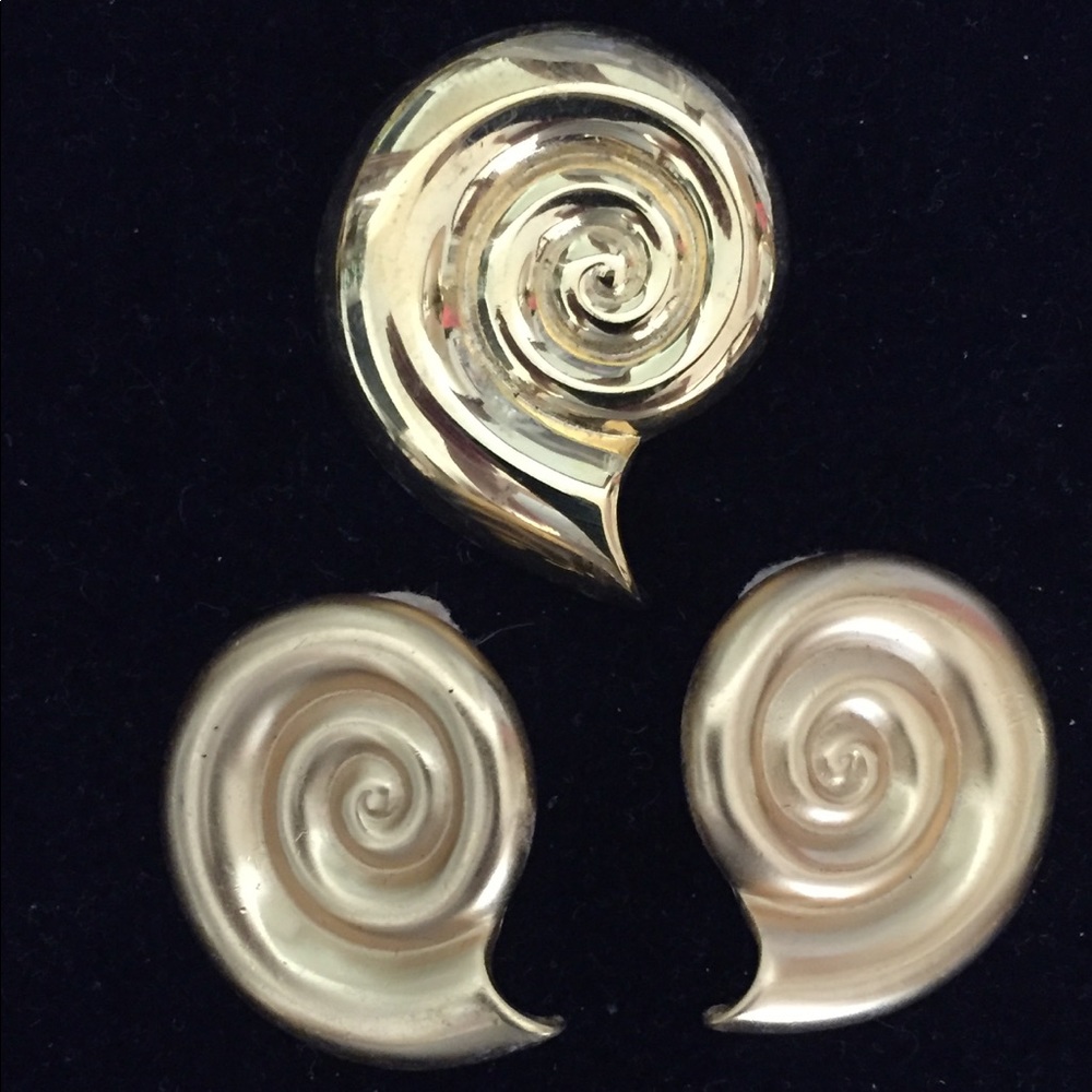 Neiman Marcus pin and earring set