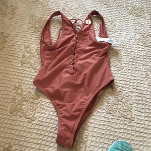 One piece bathing suit