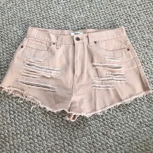 Forever 21 distressed cutoff shorts
