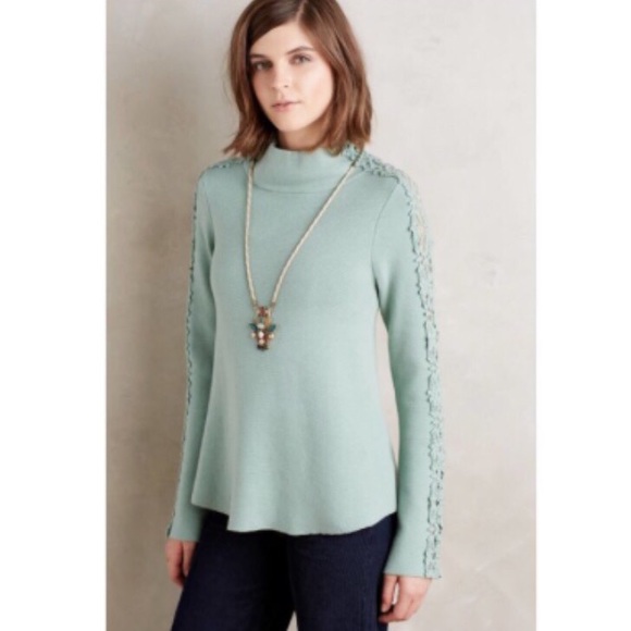 Anthro - Knitted & Knotted - Funnel Neck Pullover - Picture 1 of 8