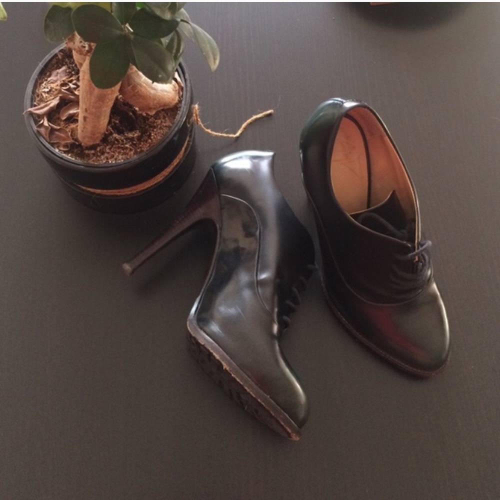 Italian made Leather Ombré shoes!