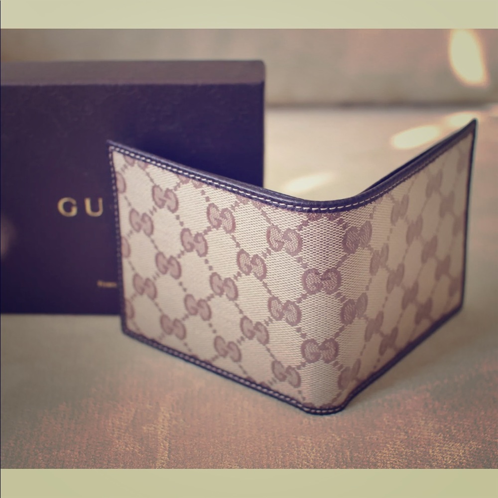 Authentic Gucci crystal wallet