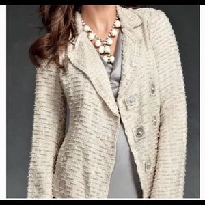 CAbi Chenille Jacket XL NWT