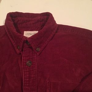 Corduroy Long Sleeve Button Down Shirt