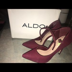 Aldo Red Wine Heels