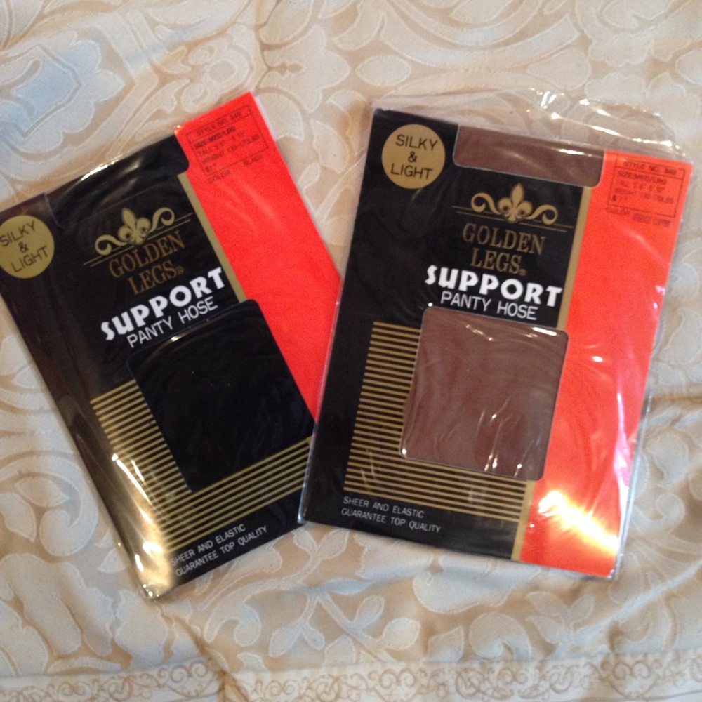 $4 Bin. Golden Legs Support Panty Hose. Stockings