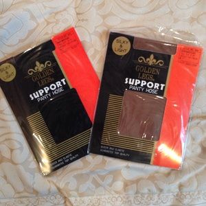 $4 Bin. Golden Legs Support Panty Hose. Stockings