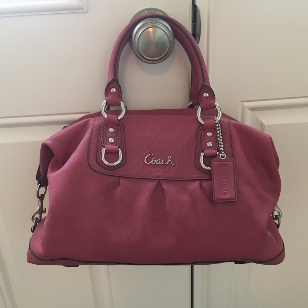 Coach Ashley Large Leather Handbag/Satchel