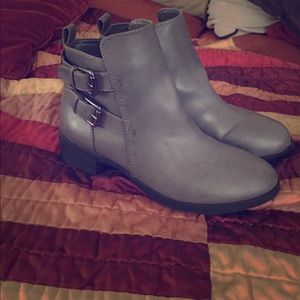 Gray Booties