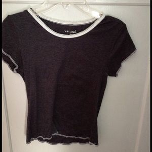 Grey Babydoll Tee